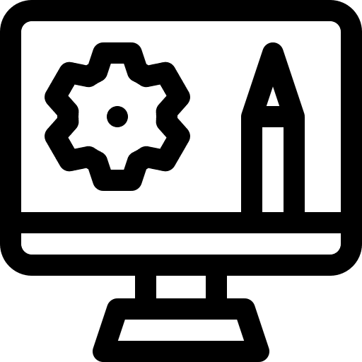 Settings web design data driven batch icon
