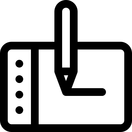 Graphic graphic tablet electronics technology icon