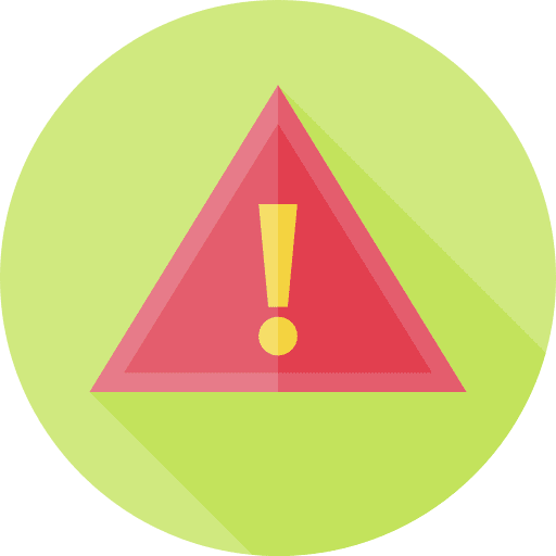 Extinction risk crisis exclamation mark environmental protection icon