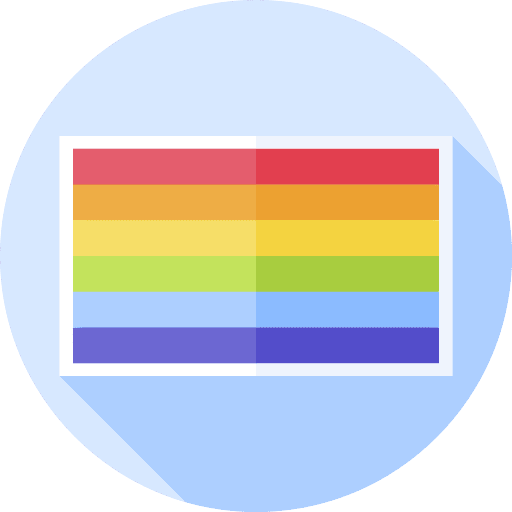 Lgbtq lgbtq heart flags icon