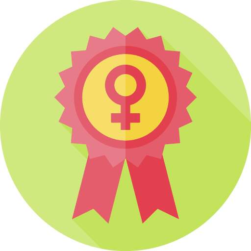 Badge female miscellaneous badge icon Badge female miscellaneous badge icon