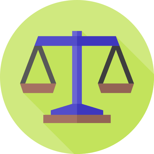 Balance scale regulatory judge legal icon Balance scale regulatory judge legal icon