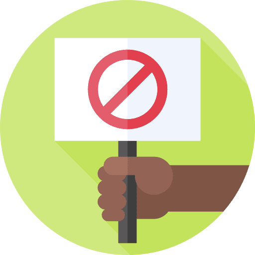 Banner banner signaling protest icon Banner banner signaling protest icon