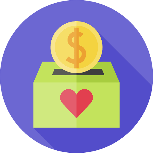 Donation donate box dollar icon Donation donate box dollar icon