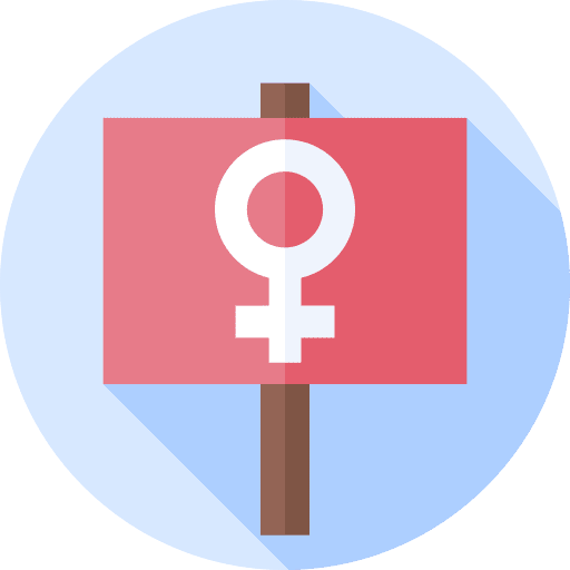 Feminism female venus banner icon Feminism female venus banner icon
