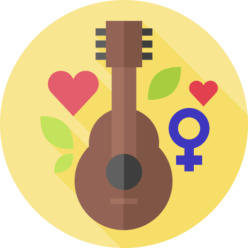 Music playing gender female icon Music playing gender female icon