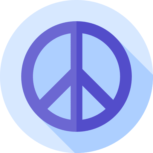 Peace shapes and symbols hippie pacifism icon Peace shapes and symbols hippie pacifism icon