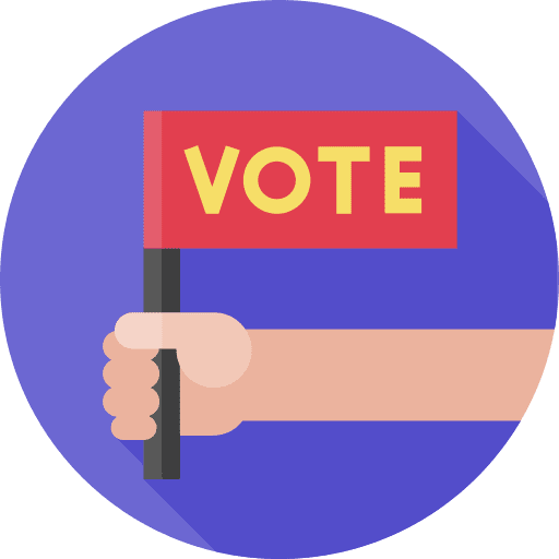 Voting signaling miscellaneous democracy icon Voting signaling miscellaneous democracy icon