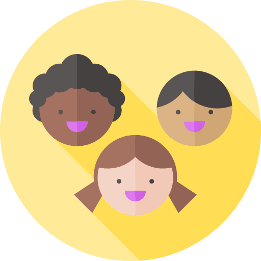 Children friendship kid childhood icon
