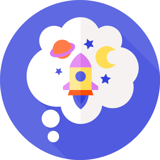 Dream sleep space dream icon