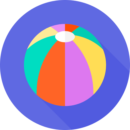 Ball holidays beach kid and baby icon Ball holidays beach kid and baby icon