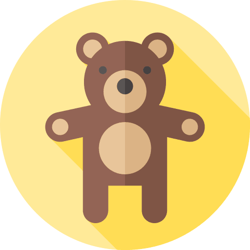 Bear stuffed animal bear puppet icon Bear stuffed animal bear puppet icon
