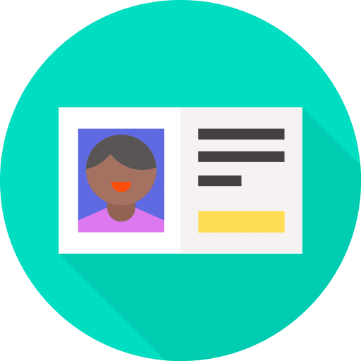 Id card id card identification pass icon Id card id card identification pass icon