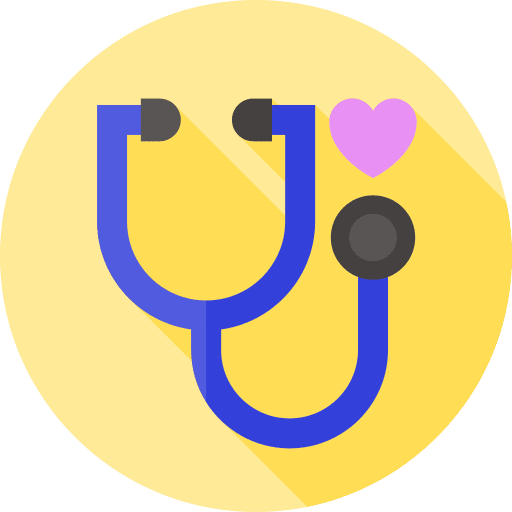 Stethoscope medical health phonendoscope icon