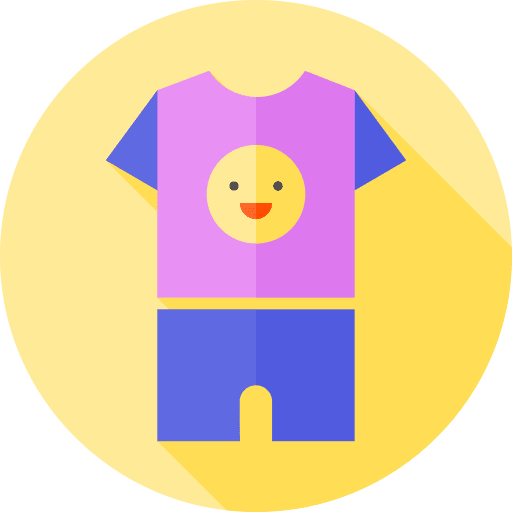 Baby clothes kid and baby garment fashion icon Baby clothes kid and baby garment fashion icon