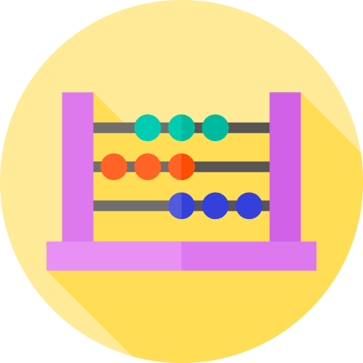 Abacus tools and utensils calculator education icon Abacus tools and utensils calculator education icon
