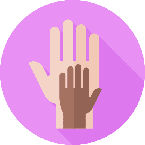 Hands afro no racism hands icon Hands afro no racism hands icon