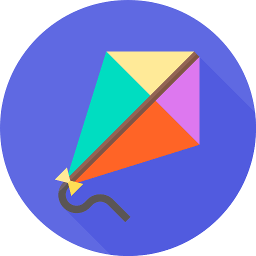 Kite children hobbies and free time leisure icon Kite children hobbies and free time leisure icon