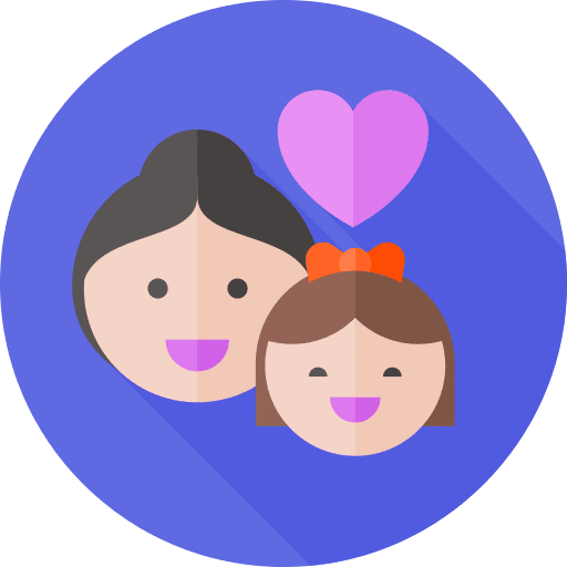 Love kid and baby motherhood mom icon Love kid and baby motherhood mom icon