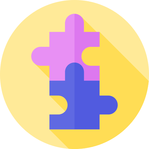 Puzzle solve jigsaw piece icon Puzzle solve jigsaw piece icon