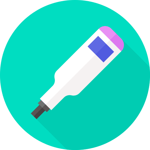 Thermometer fever sickness kid and baby icon Thermometer fever sickness kid and baby icon