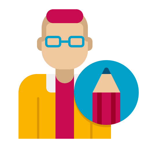 Designer professions and jobs graphic designer avatar icon