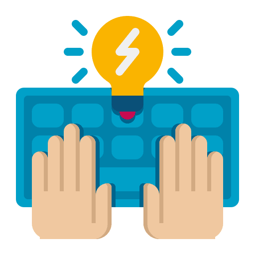 Typing typing idea write icon