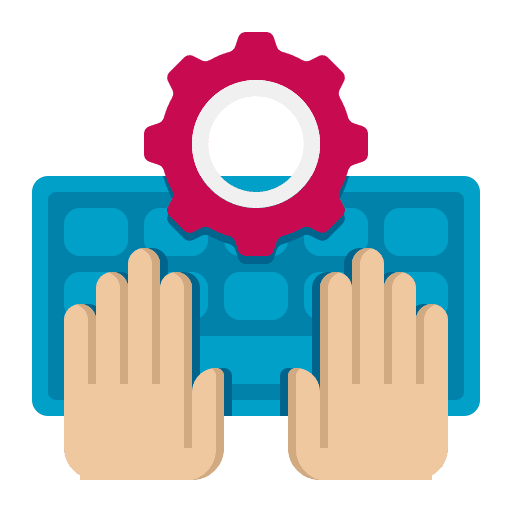 Writing sketch keyboard prototype icon