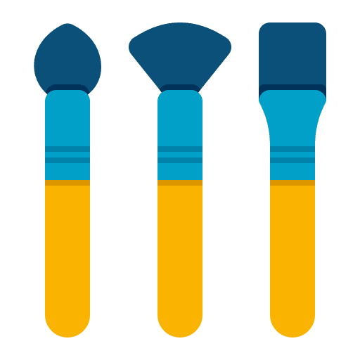 Brushes painting art and design brushes icon