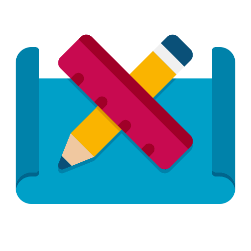 Design ruler design art and design icon