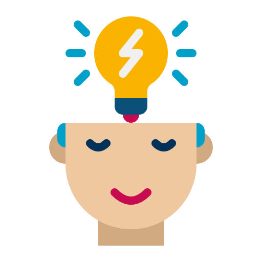 Idea electricity objective idea icon