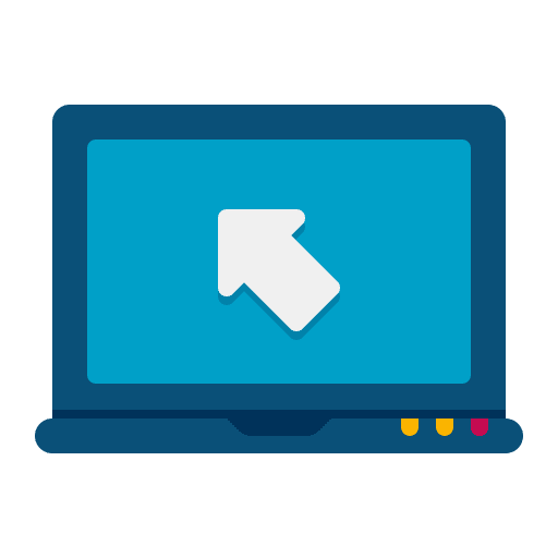 Laptop technology laptop cursor icon