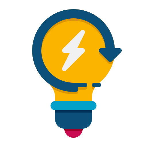 Idea education target technology icon