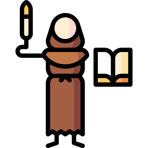 Illuminator man illuminator medieval icon Illuminator man illuminator medieval icon