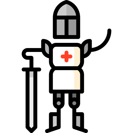 Knight helmet avatar templar icon