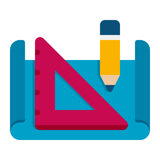 Project plan art and design flow project management icon