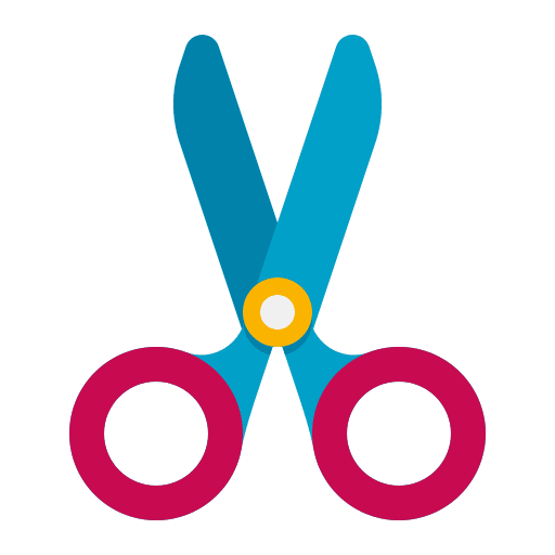 Scissors handcraft scissors cut icon