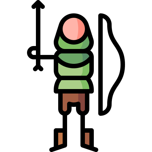 Archer arrow cultures man icon Archer arrow cultures man icon