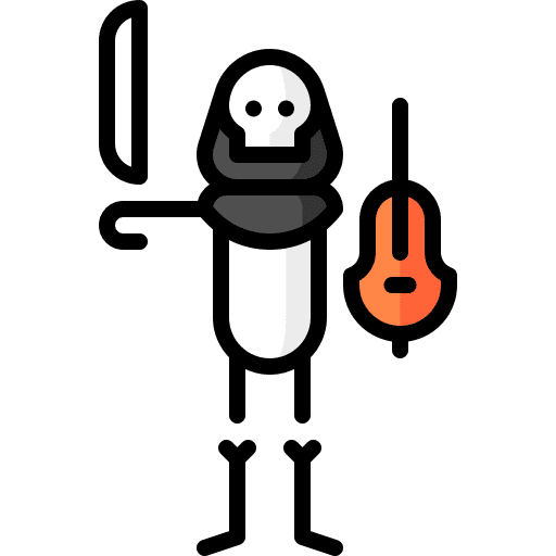 Death music miscellaneous halloween icon Death music miscellaneous halloween icon