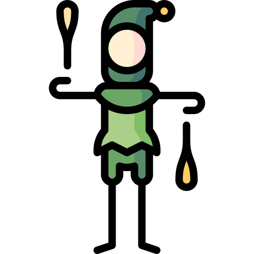 Juggler costume character buffoon icon Juggler costume character buffoon icon