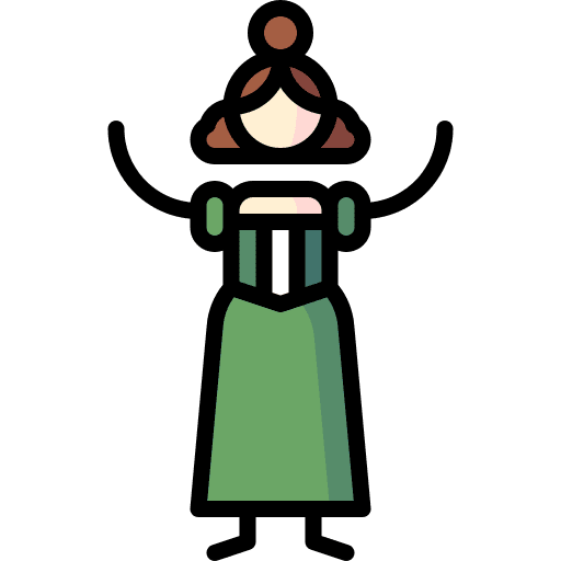 Lady character people woman icon Lady character people woman icon
