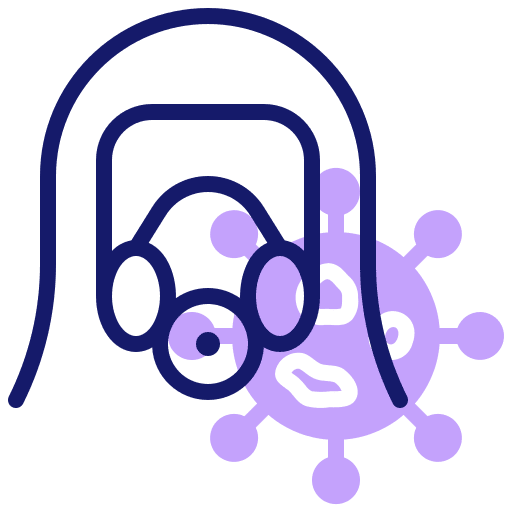 Hazmat infection healthcare and medical ppe icon Hazmat infection healthcare and medical ppe icon