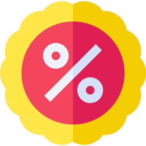 Discount commerce label discount icon