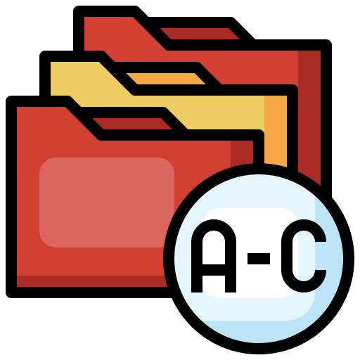 Folder filing cabinet files and folders file icon