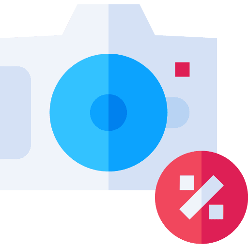Photo camera sales photo electronics icon Photo camera sales photo electronics icon