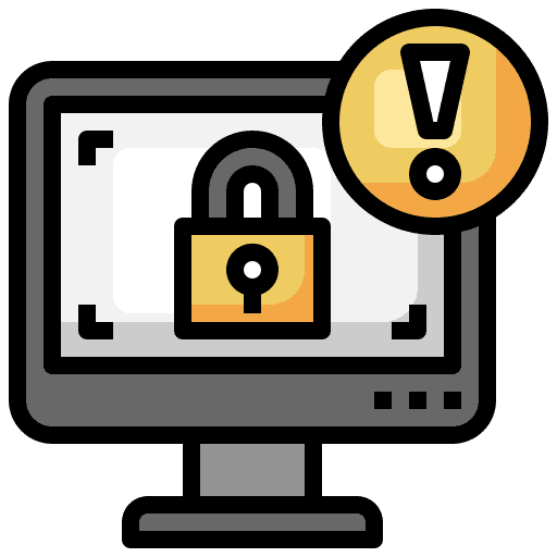 Alert warning electronics attention icon Alert warning electronics attention icon
