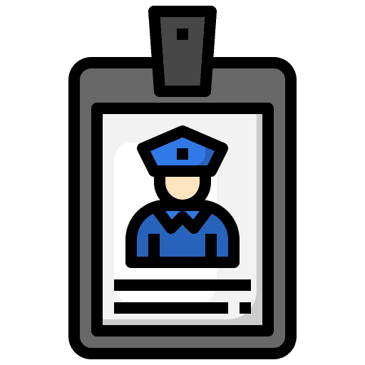 Id card identity pass identification icon Id card identity pass identification icon