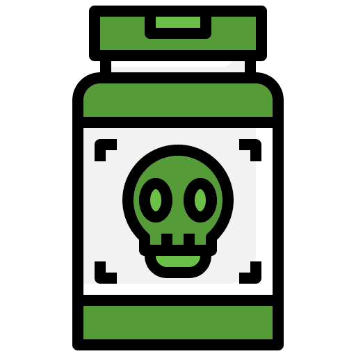 Poison venom bottle skull icon Poison venom bottle skull icon