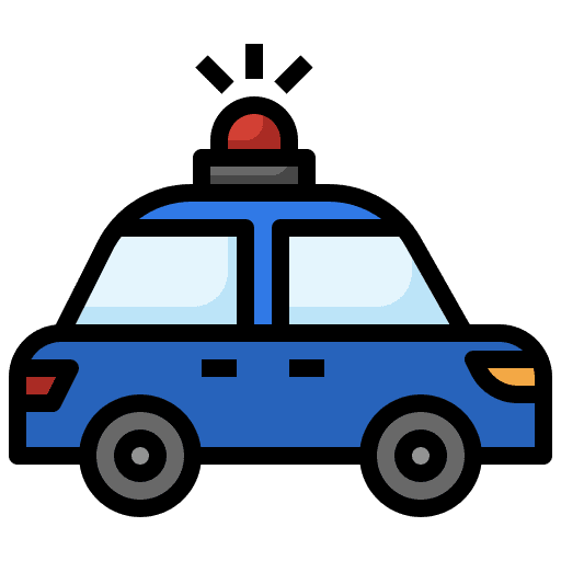 Police car vehicle police car transport icon Police car vehicle police car transport icon