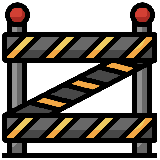 Police line police crime scene security icon